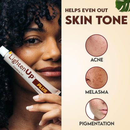 Lighten-Up Plus Clarifying Gel - Brightening Cream for Knuckles, Elbows, Hands, Armpits with Alpha Arbutin & Tamarind Extract - 1 fl oz / 30 ml Avelisse