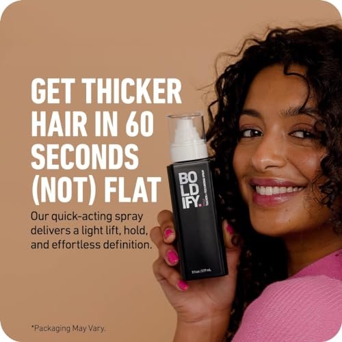 Boldify Hair Thickening Spray - Volume Booster - Stylist-Recommended Texture Spray for Hair Women & Men - 8oz - görsel 4
