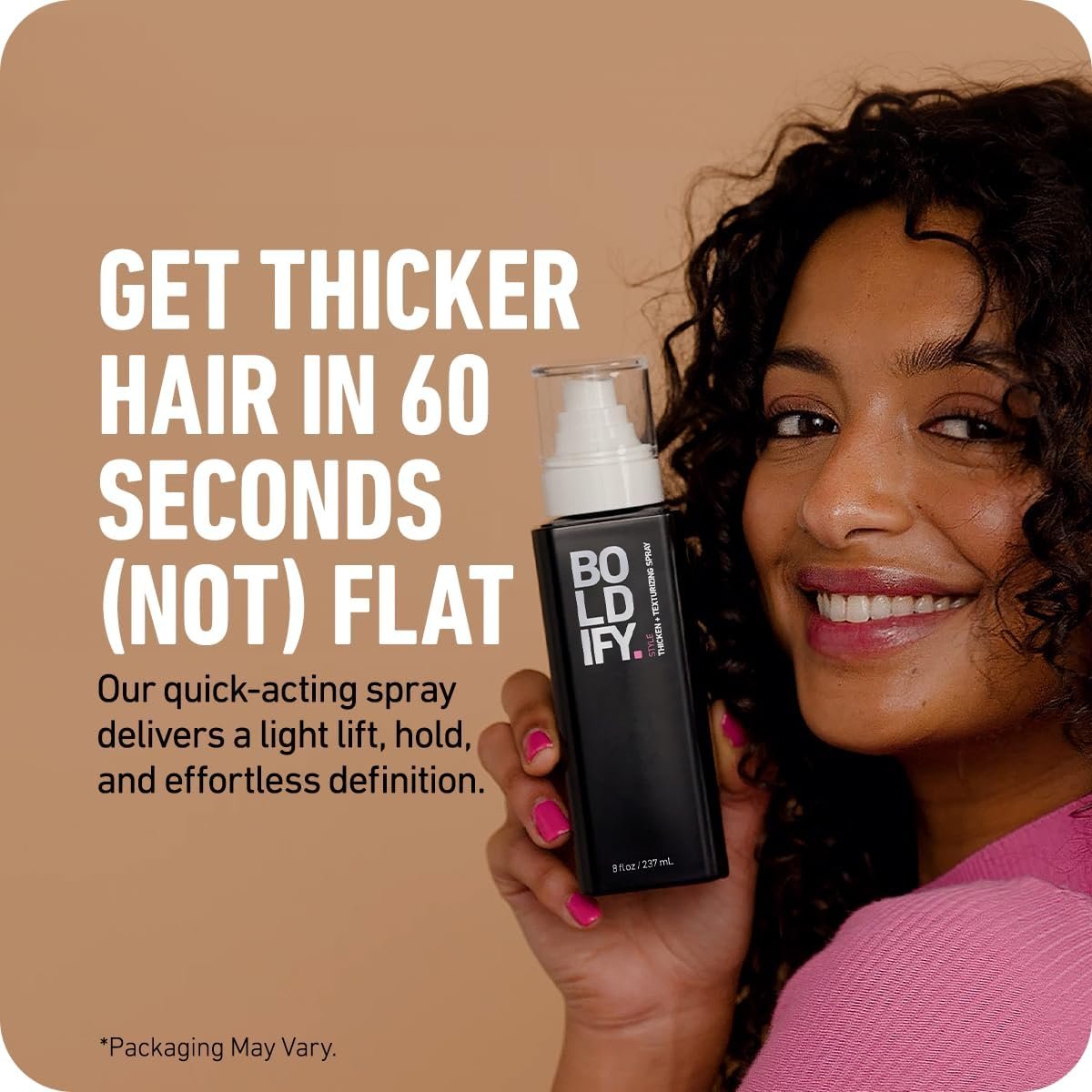 Boldify Hair Thickening Spray - Volume Booster - Stylist-Recommended Texture Spray for Hair Women & Men - 8oz - görsel 3