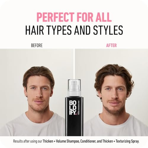 Boldify Hair Thickening Spray - Volume Booster - Stylist-Recommended Texture Spray for Hair Women & Men - 8oz - görsel 12