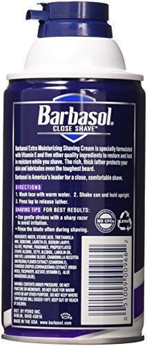 Barbasol Extra Moisturizing Shaving Cream with Vitamin E, 10 oz. (Pack of 2) - görsel 3