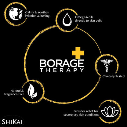 Shikai Borage Therapy Moisturizing Shampoo for Dry, Itchy Scalp - 8 oz