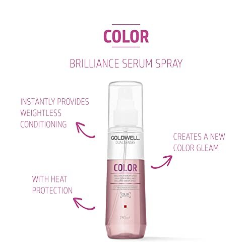 Goldwell Dualsenses Color Brilliance Serum Spray – 150ml (5 Fl Oz) – Protect & Shine for Color-Treated Hair Avelisse