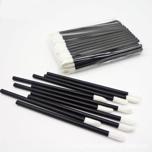 200-Piece Disposable Lip Brushes Set – GoWorth Nylon Lip Gloss Wands for Precision Makeup Application - görsel 1