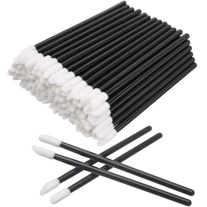 200-Piece Disposable Lip Brushes Set – GoWorth Nylon Lip Gloss Wands for Precision Makeup Application
