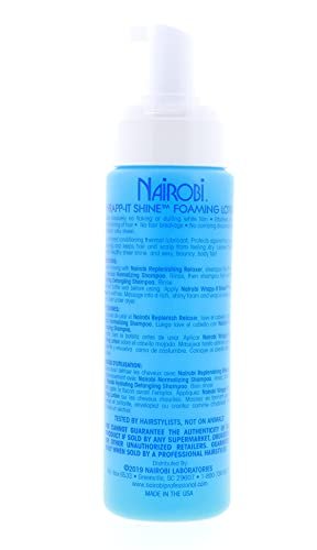 Nairobi Wrapp-It Shine Foaming Lotion - 8 oz, Moisturizing Body & Hair Lotion Avelisse