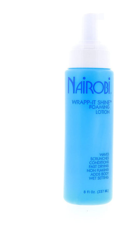 Nairobi Wrapp-It Shine Foaming Lotion - 8 oz, Moisturizing Body & Hair Lotion Avelisse