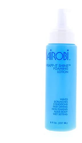 Nairobi Wrapp-It Shine Foaming Lotion - 8 oz, Moisturizing Body & Hair Lotion Avelisse