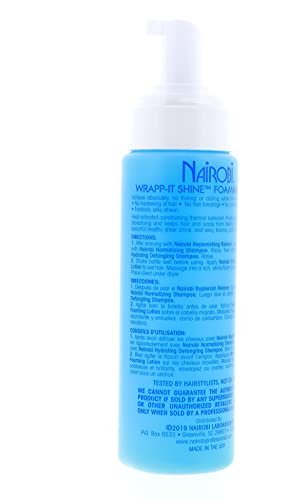 Nairobi Wrapp-It Shine Foaming Lotion - 8 oz, Moisturizing Body & Hair Lotion Avelisse