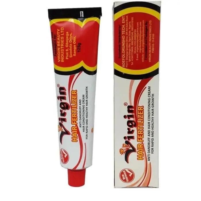 Virgin Hair Fertilizer New Improved! 125g - Effective Hair Regrowth Treatment for Men and Women - görsel 1