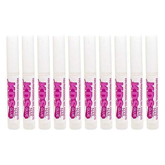 KDS Nail Tip Glue - Super Bond Adhesive for Acrylic Nails, 10-Pack (0.07 oz Each)