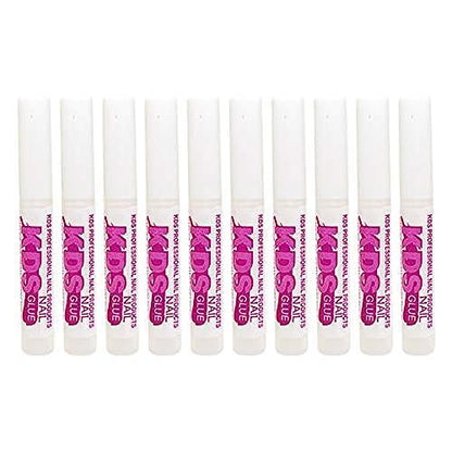 KDS Nail Tip Glue - Super Bond Adhesive for Acrylic Nails, 10-Pack (0.07 oz Each)