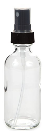 Vivaplex 12 Pack 2 oz Clear Glass Spray Bottles with Black Fine Mist Sprayers - görsel 9