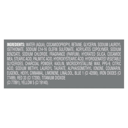 Dove Men+Care Purifying Charcoal + Clay Body and Face Wash, 13.5 oz