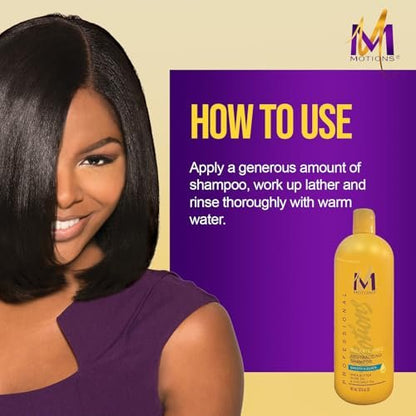 Motions Pro Neutralizing Shampoo - 16 oz | Color-Treated Hair Care Avelisse