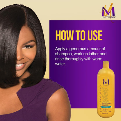 Motions Pro Neutralizing Shampoo - 16 oz | Color-Treated Hair Care Avelisse