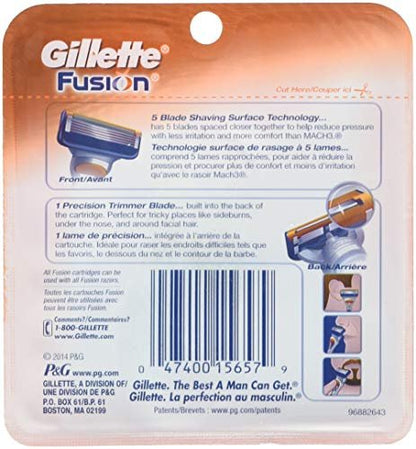 Gillette Fusion Razor Blade Cartridges - 4 Count (Pack of 1)