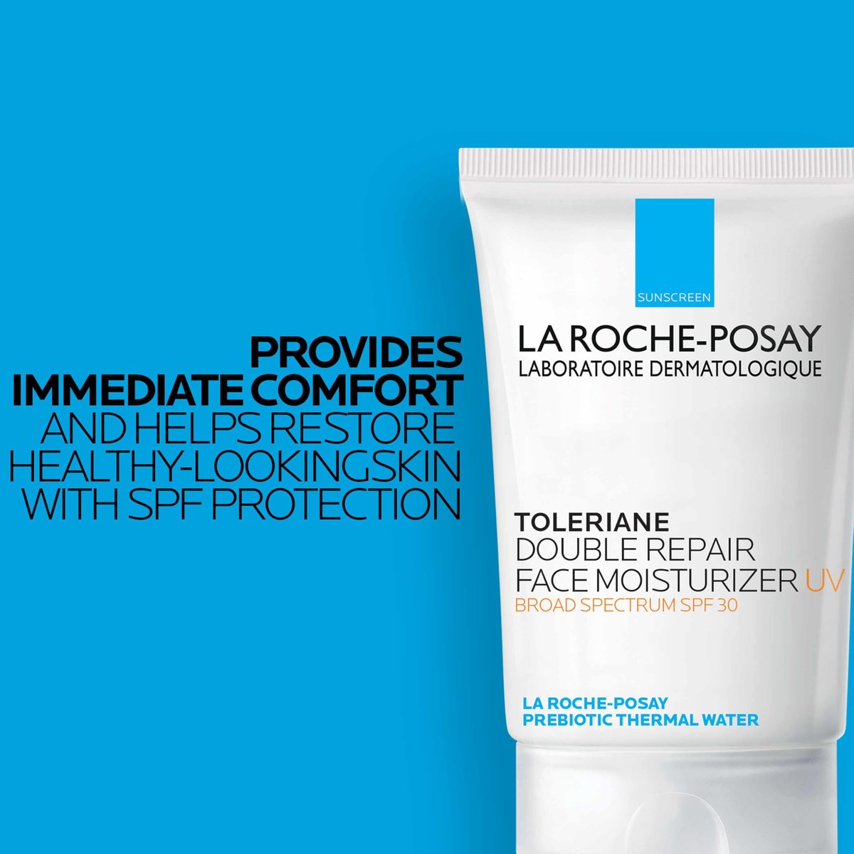 La Roche-Posay Toleriane Double Repair UV SPF 30 Moisturizer for Face - Daily Face Moisturizer with Sunscreen, Niacinamide & Glycerin, Oil-Free, 3.38 Fl Oz Avelisse