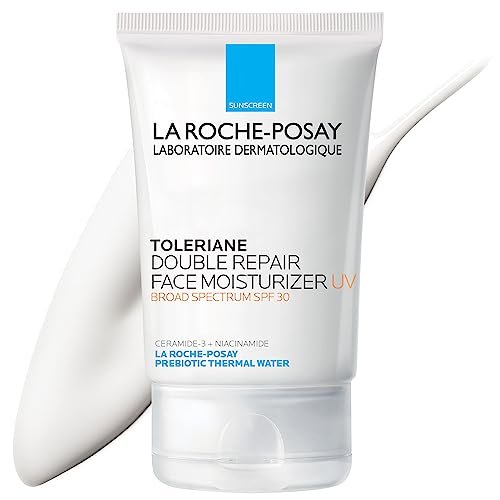 La Roche-Posay Toleriane Double Repair UV SPF 30 Moisturizer for Face - Daily Face Moisturizer with Sunscreen, Niacinamide & Glycerin, Oil-Free, 3.38 Fl Oz Avelisse