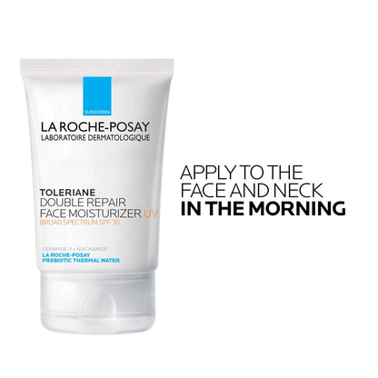 La Roche-Posay Toleriane Double Repair UV SPF 30 Moisturizer for Face - Daily Face Moisturizer with Sunscreen, Niacinamide & Glycerin, Oil-Free, 3.38 Fl Oz Avelisse