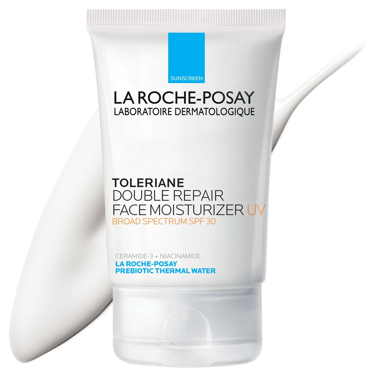 La Roche-Posay Toleriane Double Repair UV SPF 30 Moisturizer for Face - Daily Face Moisturizer with Sunscreen, Niacinamide & Glycerin, Oil-Free, 3.38 Fl Oz Avelisse
