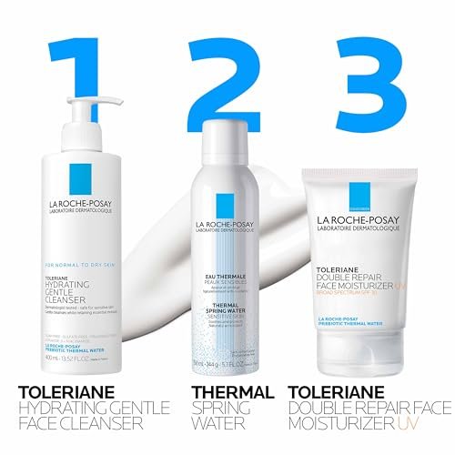 La Roche-Posay Toleriane Double Repair UV SPF 30 Moisturizer for Face - Daily Face Moisturizer with Sunscreen, Niacinamide & Glycerin, Oil-Free, 3.38 Fl Oz Avelisse