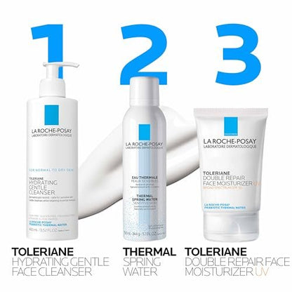 La Roche-Posay Toleriane Double Repair UV SPF 30 Moisturizer for Face - Daily Face Moisturizer with Sunscreen, Niacinamide & Glycerin, Oil-Free, 3.38 Fl Oz Avelisse
