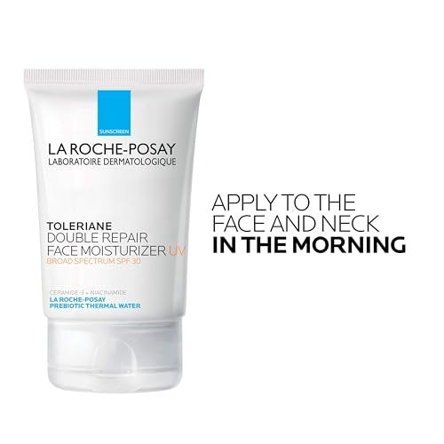 La Roche-Posay Toleriane Double Repair UV SPF 30 Moisturizer for Face - Daily Face Moisturizer with Sunscreen, Niacinamide & Glycerin, Oil-Free, 3.38 Fl Oz Avelisse