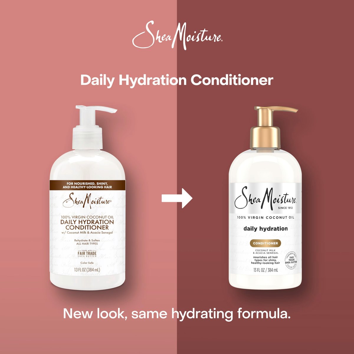 Shea Moisture Daily Hydrating Conditioner with Virgin Coconut Oil, Sulfate-Free, 13 oz - For All Hair Types - görsel 6