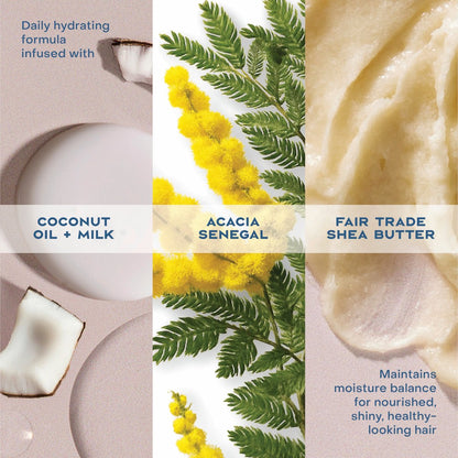 Shea Moisture Daily Hydrating Conditioner with Virgin Coconut Oil, Sulfate-Free, 13 oz - For All Hair Types