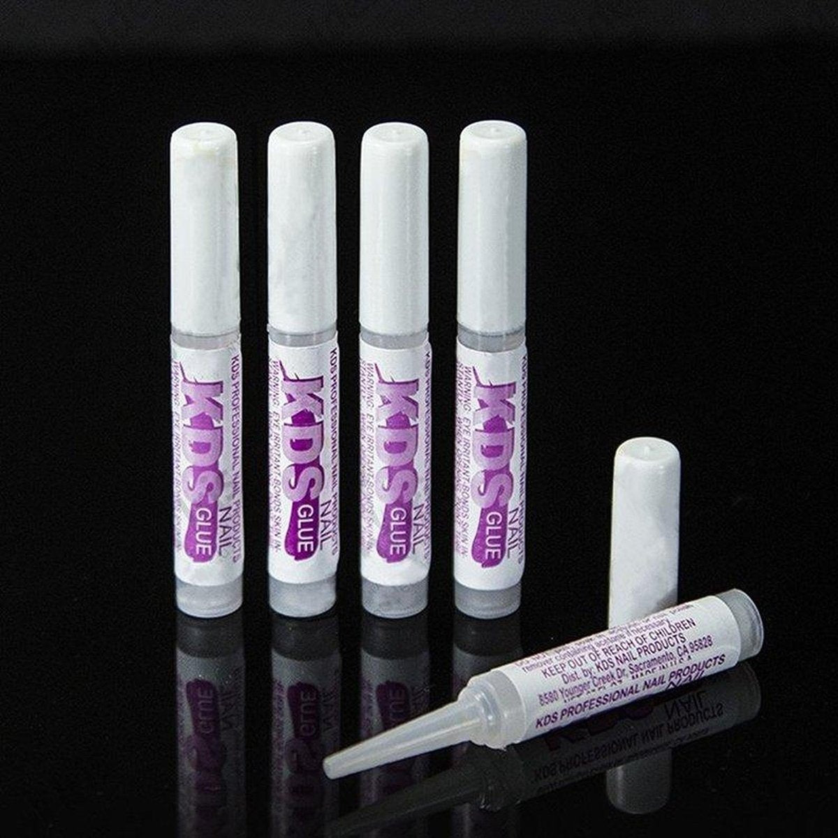 KDS Nail Tip Glue – Super Bond Adhesive for Acrylic Nails, 5-Pack (0.07 oz Each) - görsel 3