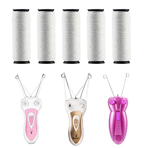 YUNAI 5-Pack Replacement Cotton Threads for Epilator Hair Removal | 2.4 oz Spools - görsel 12