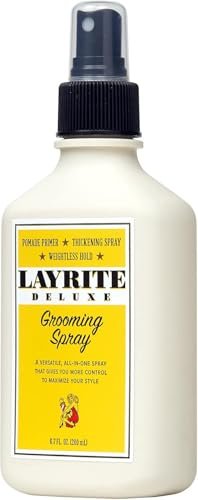 Layrite Grooming Spray - 6.7 oz - Firm Hold, High Shine Finishing Spray for Men Avelisse