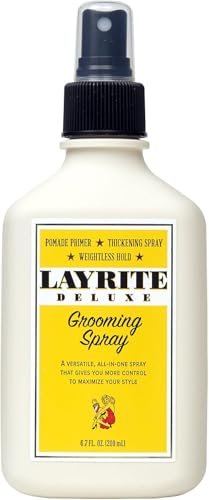 Layrite Grooming Spray - 6.7 oz - Firm Hold, High Shine Finishing Spray for Men Avelisse