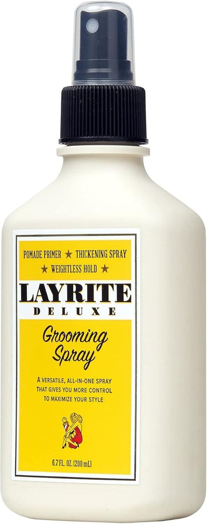 Layrite Grooming Spray - 6.7 oz - Firm Hold, High Shine Finishing Spray for Men Avelisse