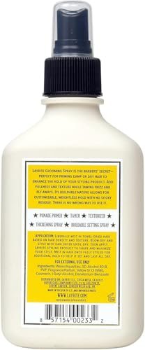 Layrite Grooming Spray - 6.7 oz - Firm Hold, High Shine Finishing Spray for Men Avelisse