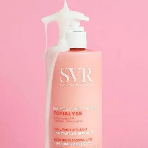 SVR Topialyse Cleansing Balm for Dry, Itchy & Sensitive Skin – Fragrance-Free Soothing Face & Body Wash with Niacinamide, 13.5 fl. oz. Avelisse