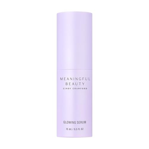 Meaningful Beauty Glowing Serum – Lightweight Anti-Aging Face Serum with Melon Leaf Stem Cell & Vitamin C for Women, 0.5 oz Avelisse