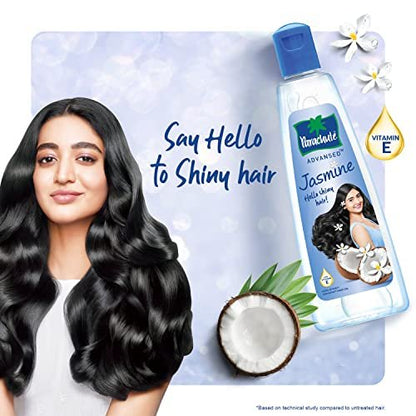Parachute Advansed Jasmine Coconut Hair Oil - 500ml (16.91 Fl Oz) for Nourished, Silky Hair