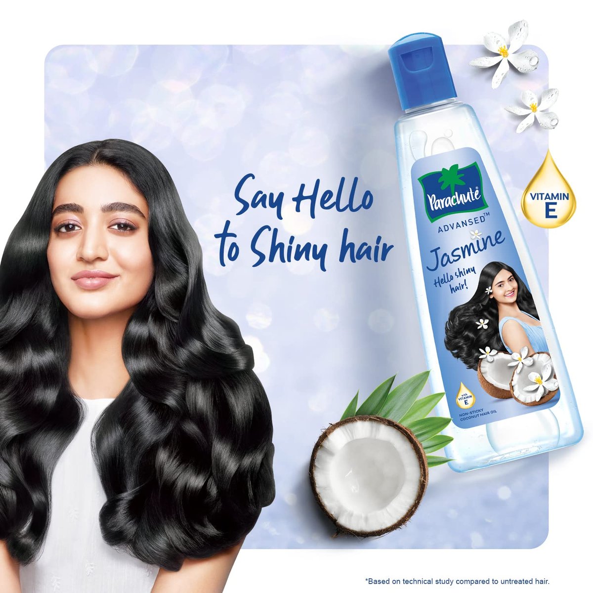 Parachute Advansed Jasmine Coconut Hair Oil - 500ml (16.91 Fl Oz) for Nourished, Silky Hair - görsel 13
