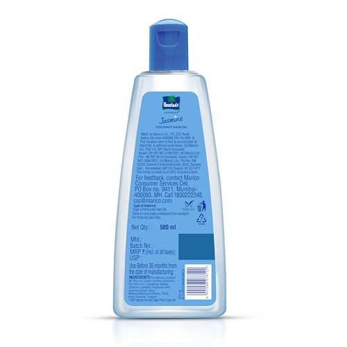 Parachute Advansed Jasmine Coconut Hair Oil - 500ml (16.91 Fl Oz) for Nourished, Silky Hair - görsel 16