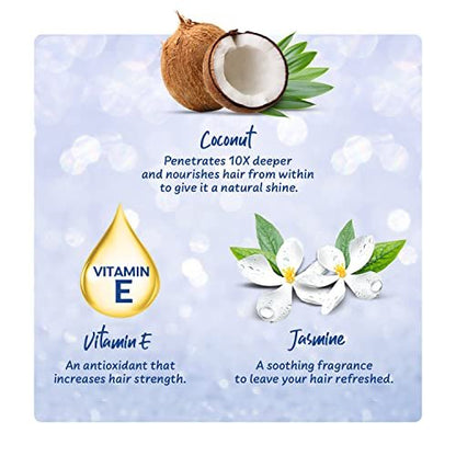 Parachute Advansed Jasmine Coconut Hair Oil - 500ml (16.91 Fl Oz) for Nourished, Silky Hair