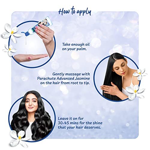 Parachute Advansed Jasmine Coconut Hair Oil - 500ml (16.91 Fl Oz) for Nourished, Silky Hair - görsel 10