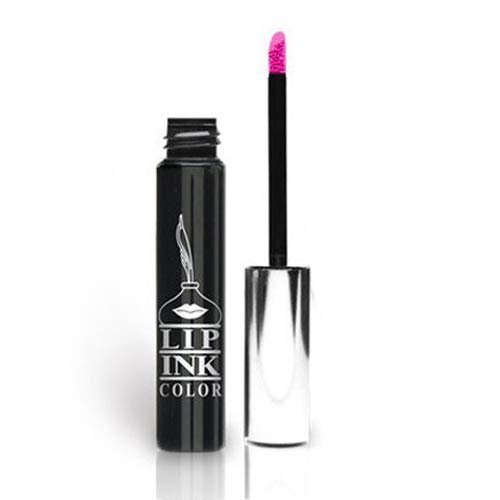 LIP INK Hot Pink Liquid Lipstick – 100% Smearproof, Long-Lasting, Waterproof, Vegan, Organic, Kosher, Natural Botanical Lip Color (0.25 fl oz) - görsel 1