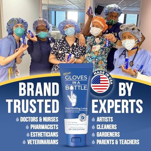 Gloves In A Bottle Shielding Lotion 3.4oz/100ml Tube + 2oz Combo - Second Skin for Hands & Body Avelisse