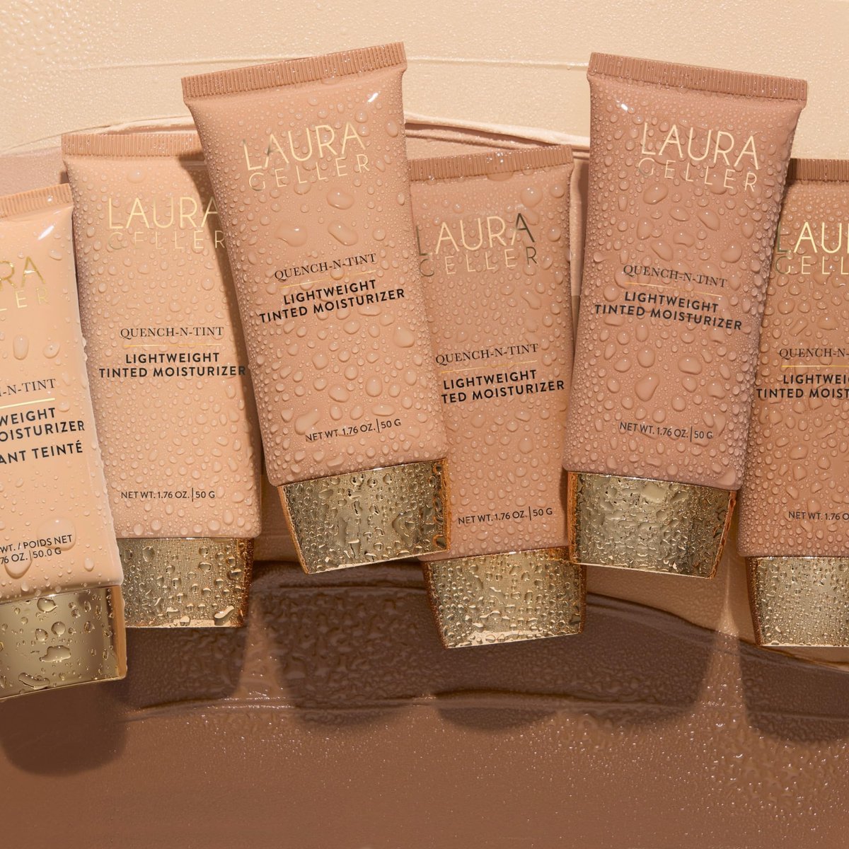 LAURA GELLER NEW YORK Quench-n-Tint Tinted Moisturizer - Medium | Sheer to Light Coverage with Hyaluronic Acid, Natural Glow Finish - görsel 15