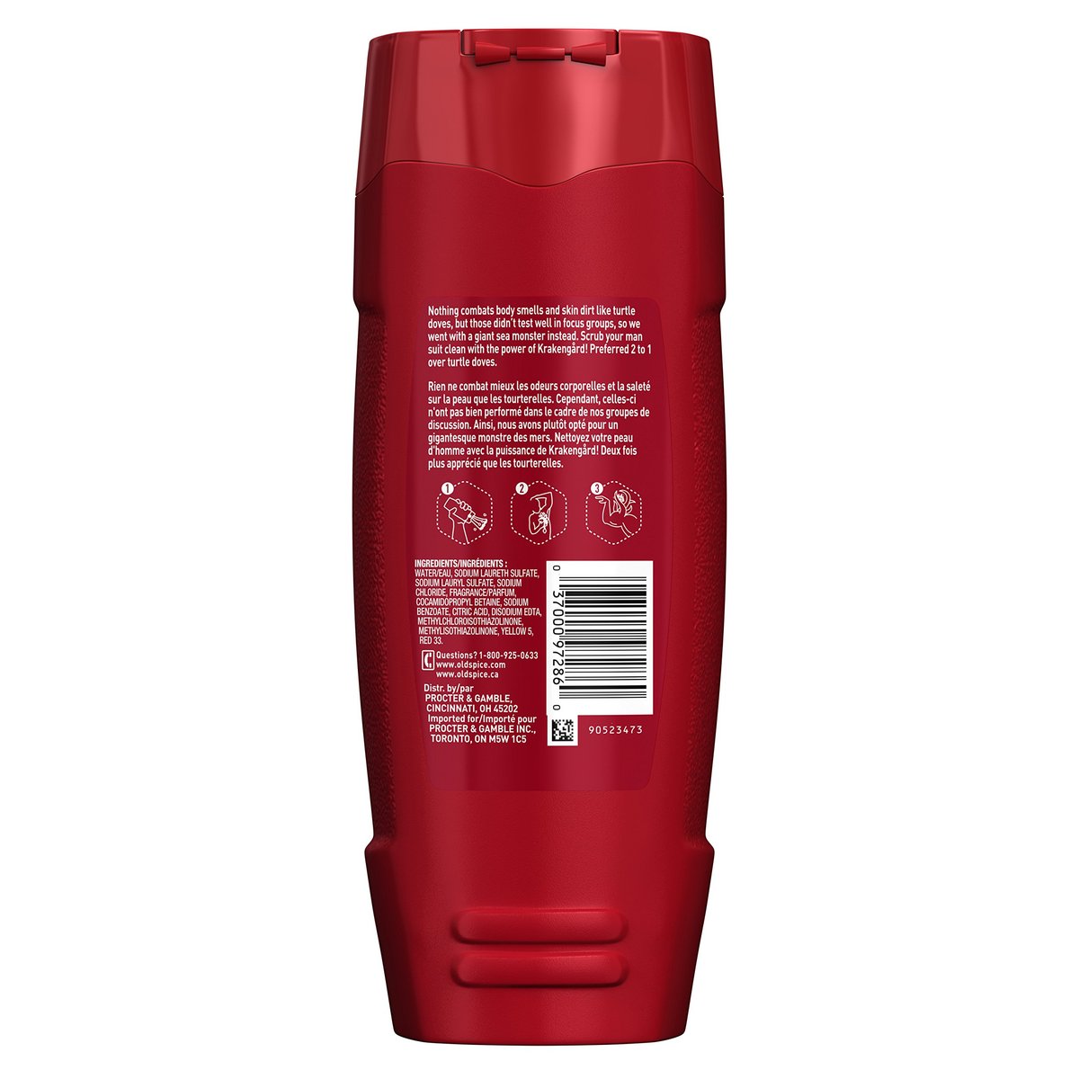 Old Spice Wild Body Wash, 16 Fl Oz - Bold & Long-Lasting Scent Avelisse