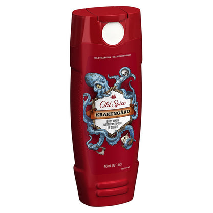 Old Spice Wild Body Wash, 16 Fl Oz - Bold & Long-Lasting Scent Avelisse
