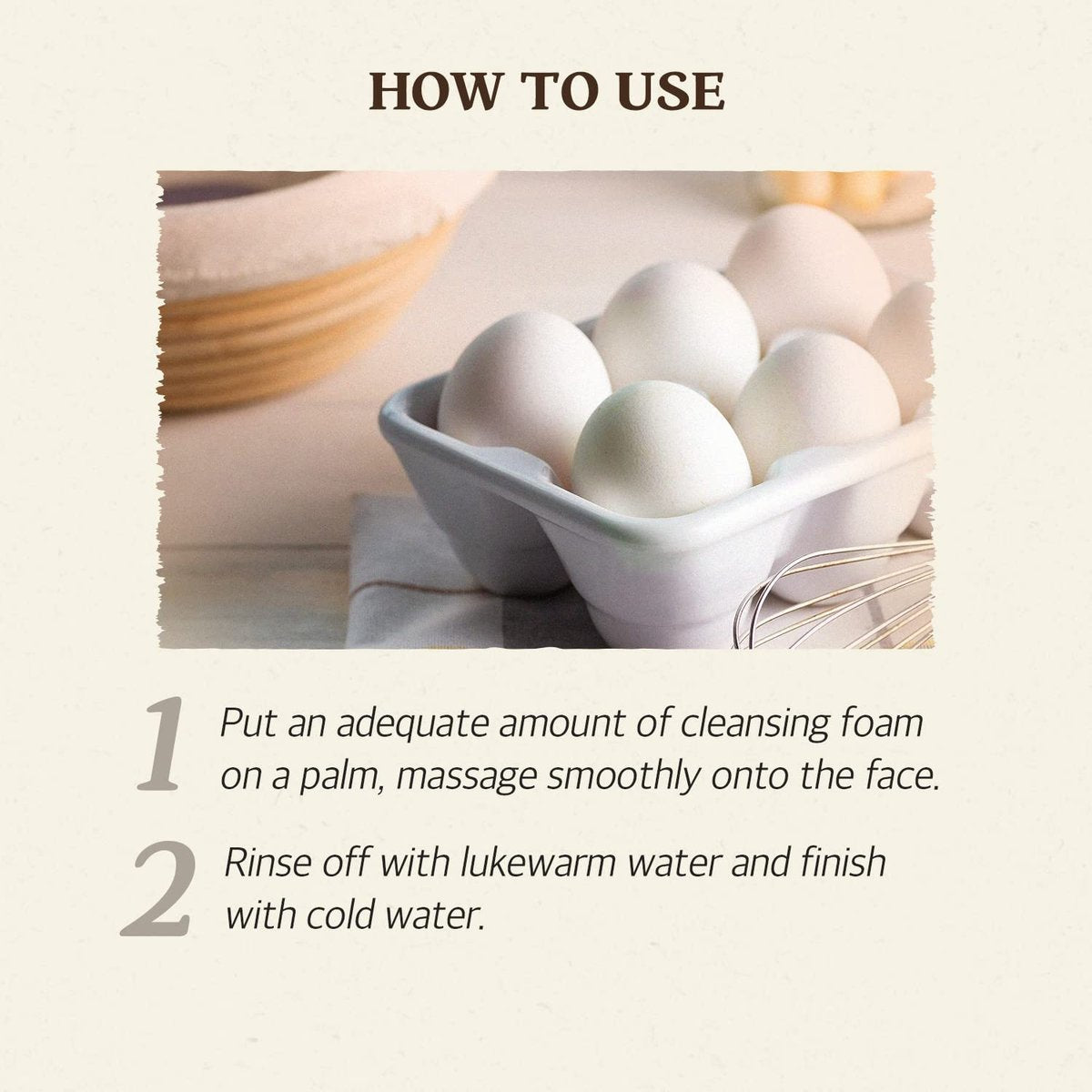SKINFOOD Egg Perfect Pore Cleansing Foam 150ml - Pore Refining Facial Foam Cleanser with Egg Yolk & Albumin - görsel 7