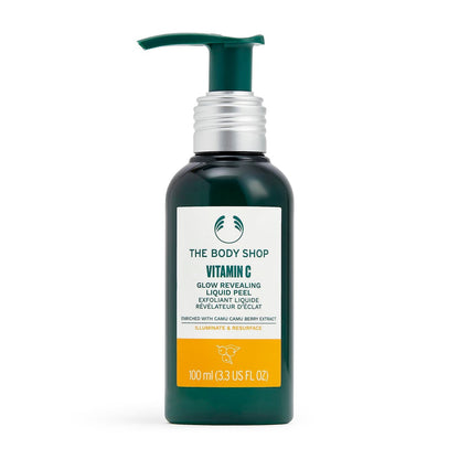 The Body Shop Vitamin C Glow-Revealing Liquid Peel - Illuminating & Resurfacing Facial Peel - 3.3 Fl Oz Avelisse